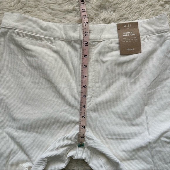Madewell Pants The Emmett Wide-Leg in Corduroy: Welt Pocket Edition 31 NWT New - Picture 11 of 13